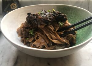 Best Black bean and Eggplant noodles